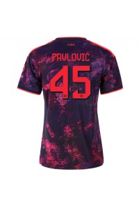 Bayern Munich Aleksandar Pavlovic #45 Jalkapallovaatteet Naisten Kolmaspaita 2026-27 Lyhythihainen